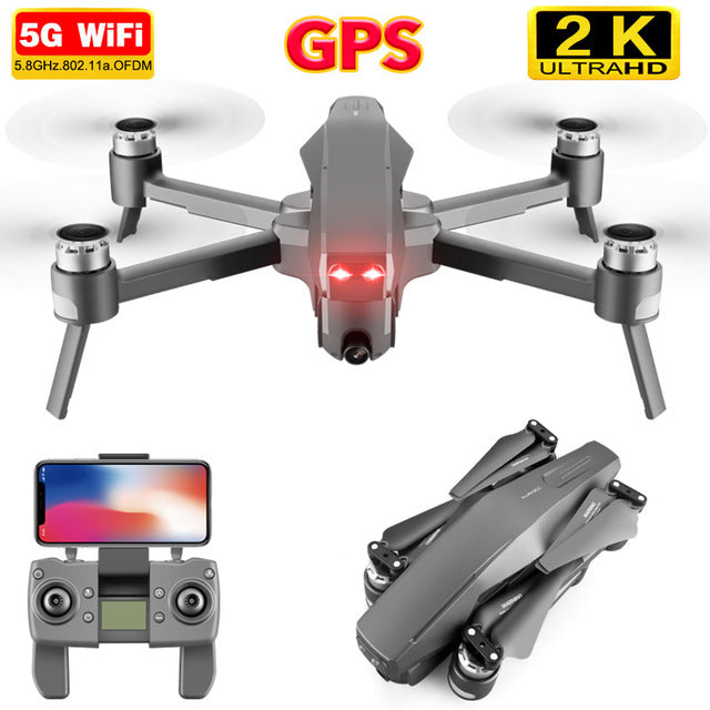 Drone GPS Quadcopter With 4K HD Câmera 1.6KM WIFI Live vídeo 1.6KM control distância Flight 25 minutes drone com Câmera